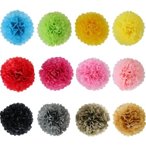Wedding Festival Decoration Event Accessories 25cm Tissue Paper Pom Poms Ball Party Supplies Baby Shower Bridal Shower Decor