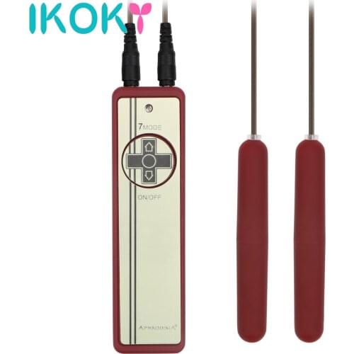 IKOKY 7 Speed Strong Vibration Bullet Vibrator Double Vibrating Clitoris Stimulator Sex Toys for Women Jump Egg for Couples