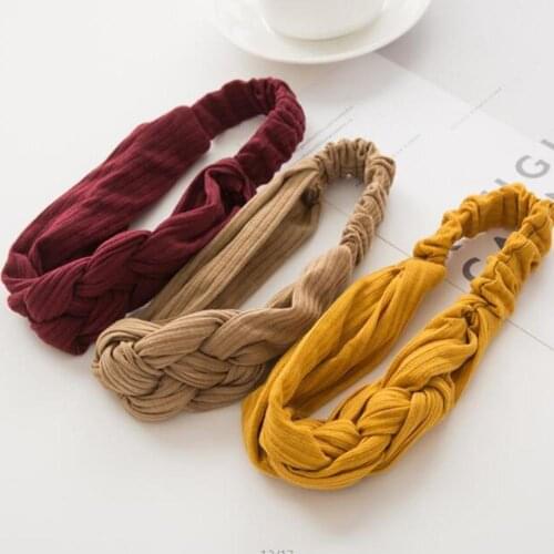 Girlss Womens Hairband Knotted Cloth Cosmetic Bath Shower Makeup Wash Face Hair Holder Headband Girls Accessory