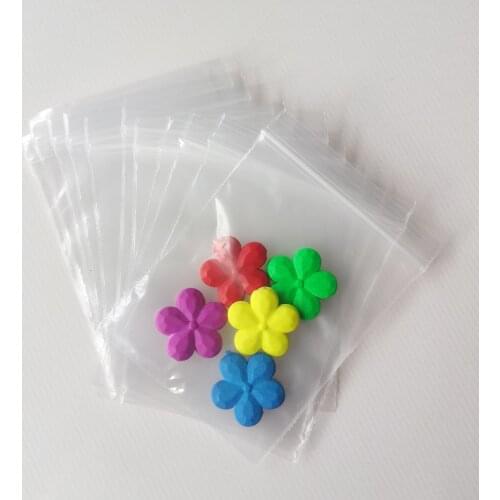 100pcs White Zip Lock Plastic Bag With Zipper Pe Plastic Transparent Bags For Women/gift Jewelry Packaging Display Storage Pouch