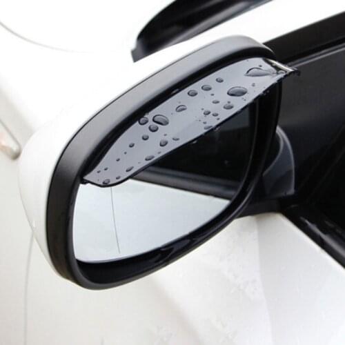 2pcs PVC Car Back Mirror Eyebrow Rain Cover sticker For Hyundai Solaris Accent Elantra Sonata I40 I10 i20 I30 i35 IX20 IX25 IX35