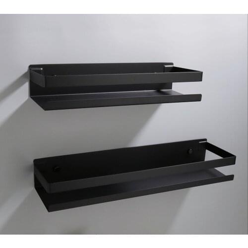 20-50cm Bathroom Shelves Stainless Steel Wall Shelf Wall Mounted Kitchen Accessory Bathroom Hardware