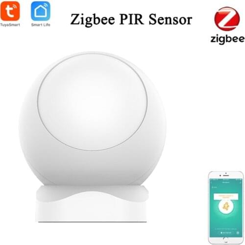 2021 New Zigbee Tuya Smart Human Motion Movement Body PIR Transducer Sensor Smart Life Home Security Work With Gateway