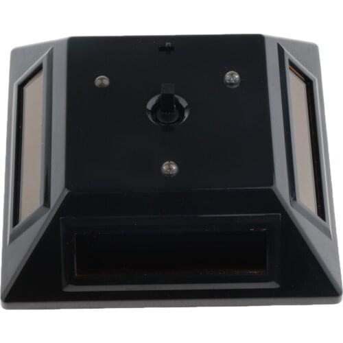 2x Solar Powered Rotating Rotary Phone Jewelry Display Plate Stand Black