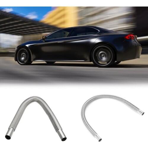 600x25mm Air Parking Heater Stainless Steel Exhaust Pipe Tube Gas Vent Hose For Air Diesels Parking Tank Car Heaters Accessories