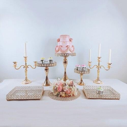 8pcs/lot Wedding Dessert Tray Cake Stand Wedding Party Birthday Decoration Plate Cake Biscuits Display