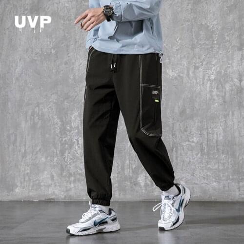 Casual Harem Pants for Man Streetwear Joggers Cargo Pants Plus Size Cotton Tracksuit Men Elastic Waist Gym Clothing Harajuku