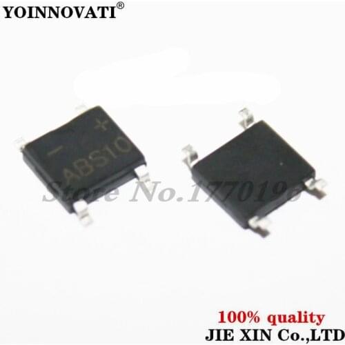 50PCS ABS10 SOP-4 SMD Rectifier Bridge Pile IC Chip