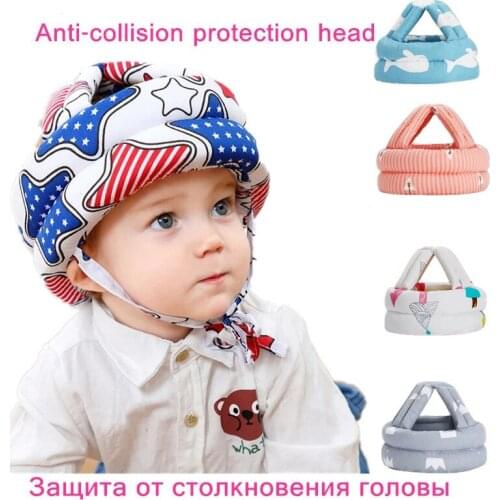 Baby Safety Helmet Head Protection Baby Hat Helmets Learn to Walk Hat Protective Play Helmet Soft Comfortable Harnesses Cap
