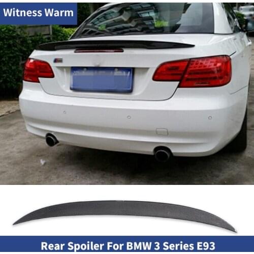 E93 Carbon fiber Rear Wing Trunk Lip Spoiler For BMW 3 Series E93 320i 325i 330i 335i Convertible 2007-2014