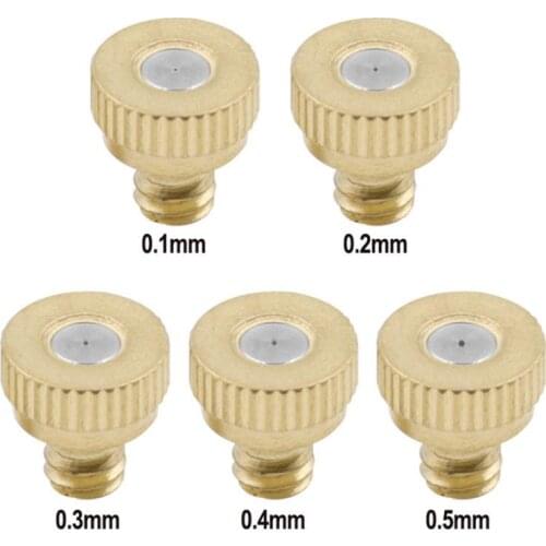 Low Pressure Copper Spray Nozzle Agricultural Atomization Garden Water Spray Sprayer For Garden Showering Adjustable Water Mist