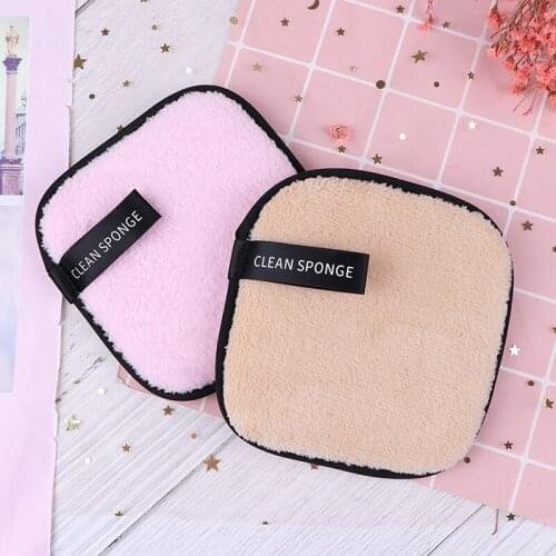 Soft Microfiber Makeup Remover Towel Face Cleaner Plush Puff Reusable Cleansing Cloth Pads Foundation Face Skin Care Tool