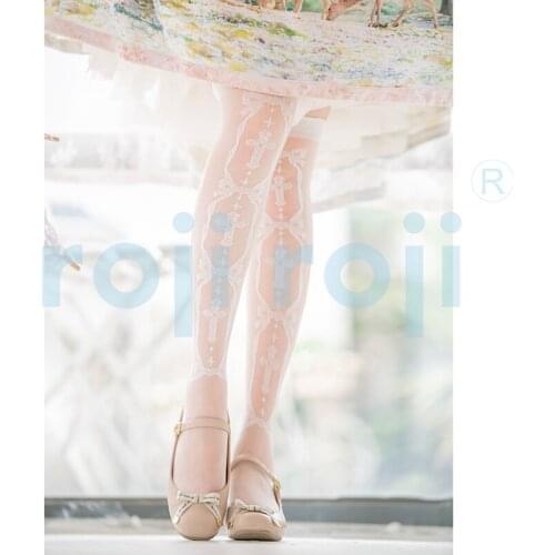 Lolita Socks Women Summer Tube Glass Silk Calf Socks over the Knee Socks Women Lolita Japanese Harajuku Socks