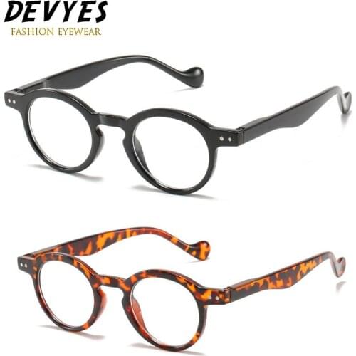 Retro Round Frame Spring Hinge Reading Glasses Men Women Readers Presbyopic Eyeglasses Hyperopia Eyewear Diopter +1.0 to 4.0