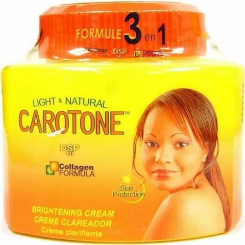 Original LIGHT&NATURAL CAROTONE DSP 3in1 Brightening Cream 330ml 50 pcs