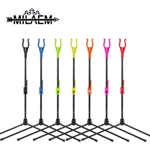 Archery Recurve Bow Stands Palstic Bow Holder with 7Colors Recurve Bow Accessories Hunting Bow Rack For Hunting Shooting