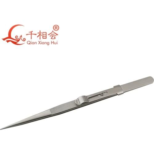 Precision Adjustable Slide lock Anti Static Tweezers For Jewelry Electronic Component Holding Repair Tools