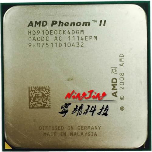 AMD Phenom II X4 910e 2.6 GHz Quad-Core CPU Processor HD910EOCK4DGM Socket AM3