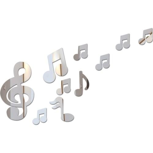 Promotion mirror acrylic multi-piece package modern sticker living room wall stickers home decoration gift