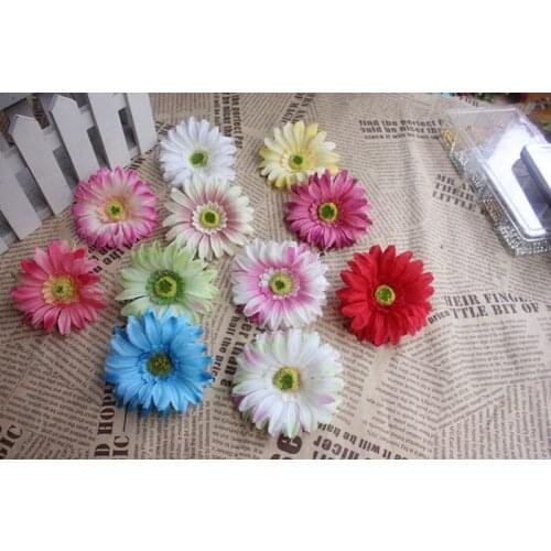 Daisy artifiical flower head for hat clothes decoration 6.5CM