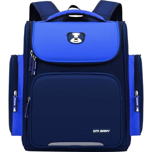 Top-Quality Children School Backpacks For Girls Orthopedic School Bags Cartoon Bear Primary School Backpack Kids 5-12 years