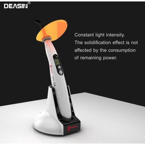 Dental Wireless LED.B Curing Light Lamp 1200-1400mw/cm2 110V-240V Adjustable Working Time Wireless Woodpecker Style