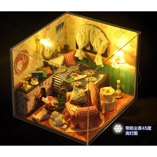 The light Winter House Diy Gift Birthday Girl Sent The Boy Girlfriend Wife Practical Lighting Graduated From The Small