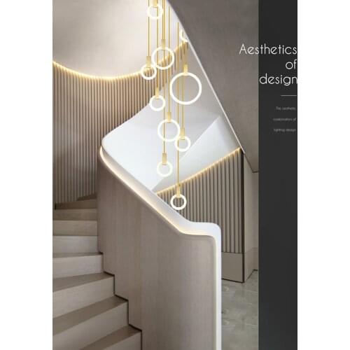 LED Nordic Wooden Iron Acryl Rings DIY LED Lamp LED Light.Pendant Lights.Pendant Lamp.Pendant light For Dinning Room Foyer