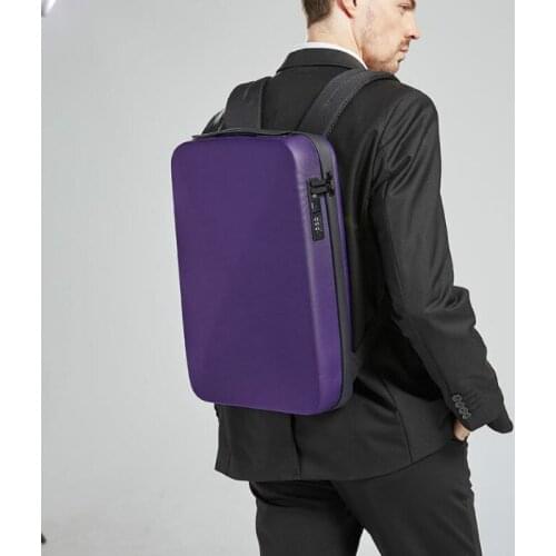 Thin Men Anti-theft Backpack Ultra-Thin Hard Shell Ultra-Light Laptop Backpack Waterproof Stylish Office Men Business Backpacks