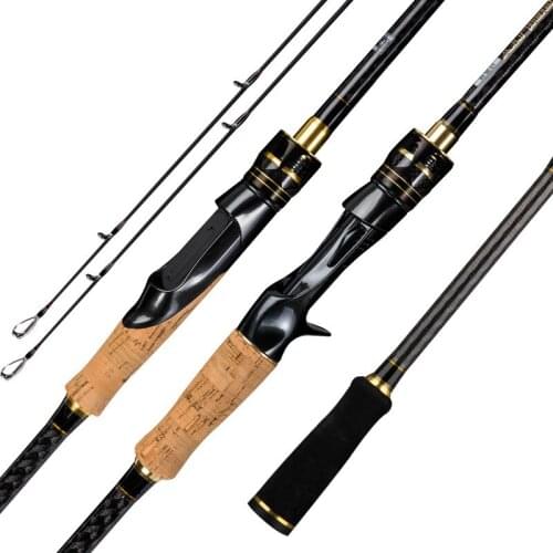 1.8M 2 rods Tip ultralight lure spinning and casting carp fishing rod carbon fiber material feeder sea angling equipment pole