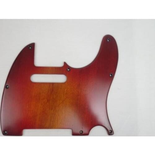 1pcs new Hand-made Mahogany wood Telecaster Guitar Tele Pickguard #3783