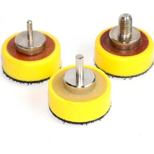1PC 1" 2Inch 25/50mm Back-up Sanding Pad 2.35/3mm Shank or M6 Thread for Hook and Loop Sanding Discs Tool Accessories