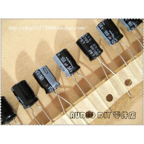 2020 hot sale 30PCS/50PCS Nichicon VR Series 100uF/50V electrolytic capacitors free shipping