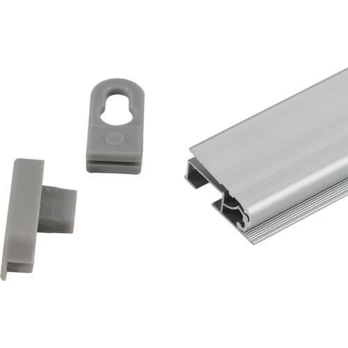 30cm aluminium promotion painting scroll poster snap frame store banner holder strip rails