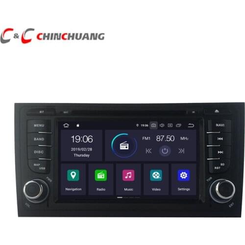 Android 9.0 car dvd player for AUDI S6 RS6 A6 1997-2004 with Radio GPS Wifi HD Digital Screen DSP BT DAB+ DVR Audio Video System