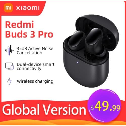 Global Version Xiaomi Redmi Buds 3 Pro TWS Bluetooth Earphone Redmi Airdots 3 Pro Wireless Earphone ANC IPX4 For K40 Note 10 Pro