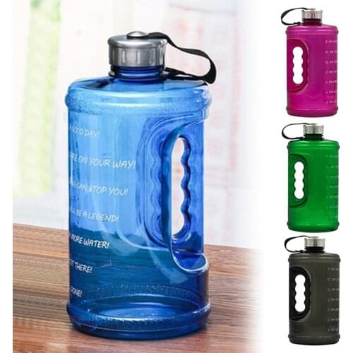2.2L Large Capacity Outdoor Sports Fitness Hiking Drinking Water Bottle Cup