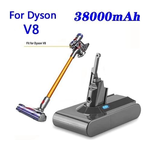 Dyson V8 21.6V 38000mAh Replacement Battery for Dyson V8 Absolute Cord-Free Vacuum Handheld Vacuum Cleaner Dyson V8 Battery
