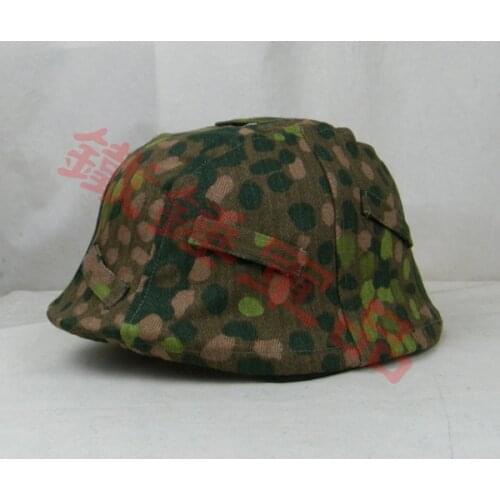 WWII WW2 GERMAN ELITE DOT 44 PEA CAMO M35 HELMET COVER WORLD WAR II SOLDIER MILITARY WAR REENACTMENTS EQUIPMENT