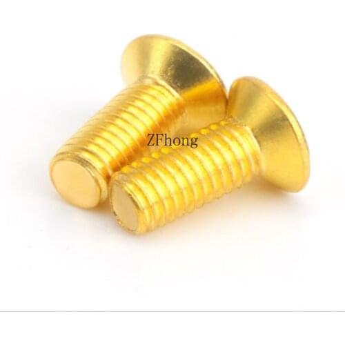 Brass Flat Head Machine Screws Brass Countersunk Head machine screws M2 M2.5 M3 M4 M5 M6