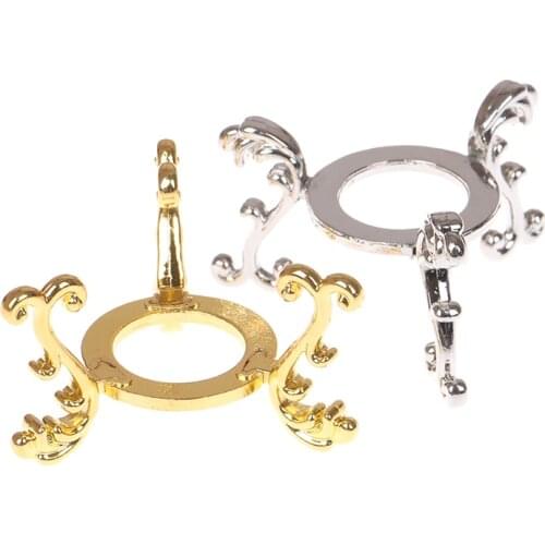 European Style Metal Gold-plated Display Gemstone Egg Support Base Crystal Ball Stand Office Ornament Home Party Decoration