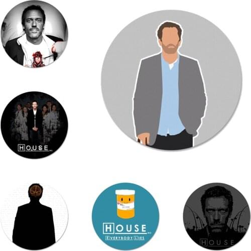58mm House MD everybody lies Posters Badge Brooch Pin Accessories For Clothes Backpack Decoration gift
