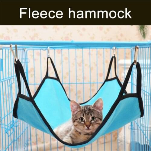 Pet Cat Hanging Cat Hammock Pet Supplies Cat Sleeping Bag Cage Breathable Double-sided Available Comfortable Cat Bed Mat