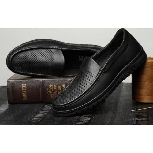 Sapato for black shoes masculino loafers causal sport sports male leisure fashion lather mens flat man zapatillas leather 2020