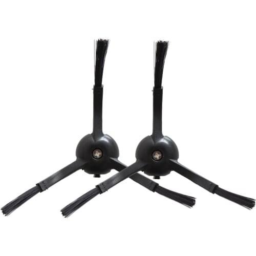 New 2 pieces for Xiaomi Mi Roborock S50 S51 S55 robot vacuum cleaner parts replacement side brush spare parts black side brush
