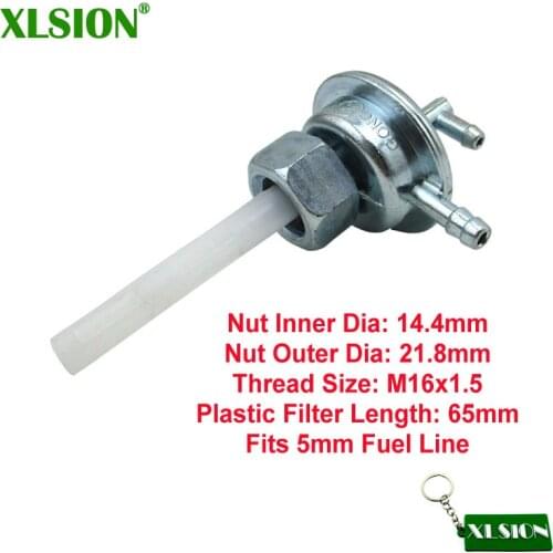 XLSION Petcock Fuel Switch Valve For Honda Elite 80 150 250 CH80 CH150 CH250 Scooter