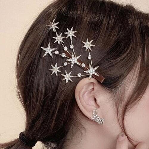 Spring Summer New Fashion Geometric Hair Clip Sky full of stars For Women Girl Headband Sweet Hairpin Barrettes Hair Accessories