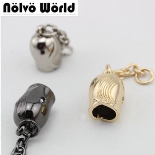 50pcs fringe cap,metal fitting hardware handbag/bags tassel cap connector hanger Hardware Accessories