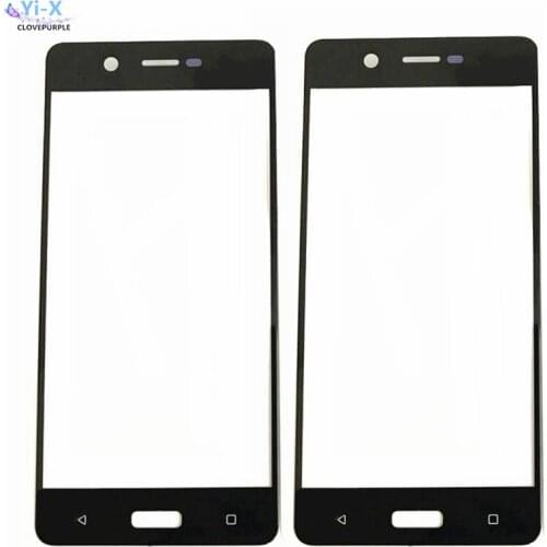 50pcs/lot New Touch screen Panel For Nokia 5 five N5 Front Outer Glass Top Lens Touch Screen Panel Replacement Parts