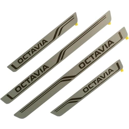 OEM 5ED853491B 5ED853492B 5ED853541B 5ED853542B Door Sill Scuff Plate Welcome Pedal Guard For Skoda Octavian 2015-2020